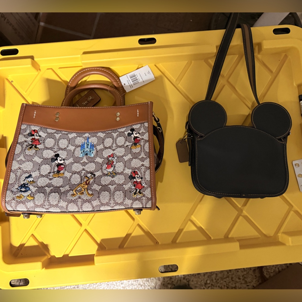 Lot of 2️⃣ Coach Disney: NWT Walt Disney World Rogue 30 & Mickey crossbody